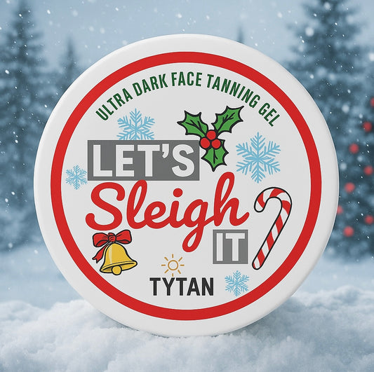 Limited Edition Christmas 2025 “let’s face it” ultra dark face tanning gel